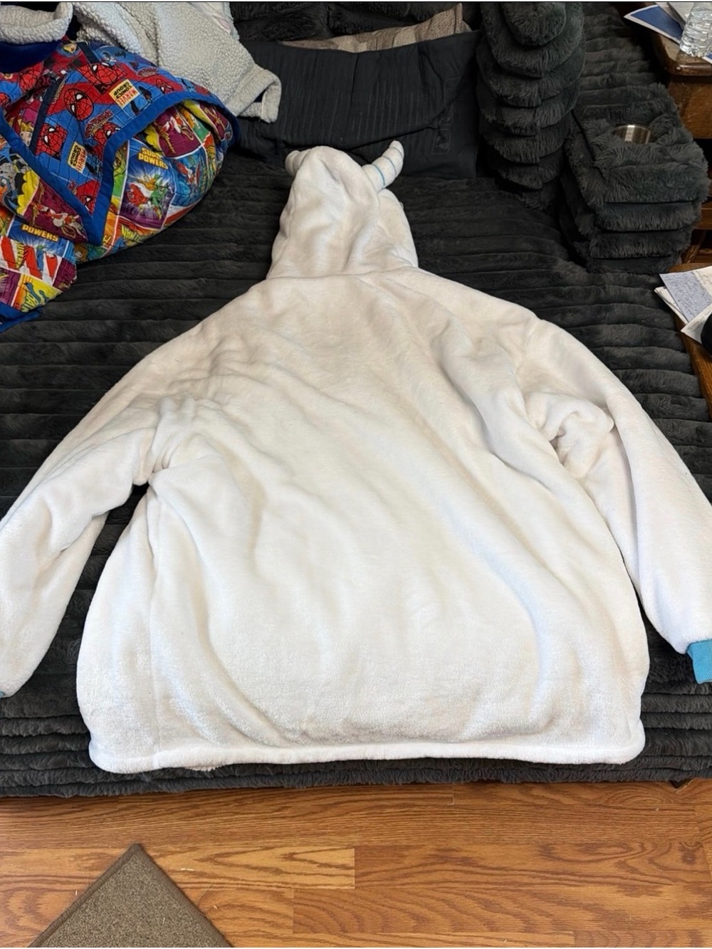 Bumble Hoodie Fleece Lined Adorable Great Halloween Costume - Picture 2 of 10